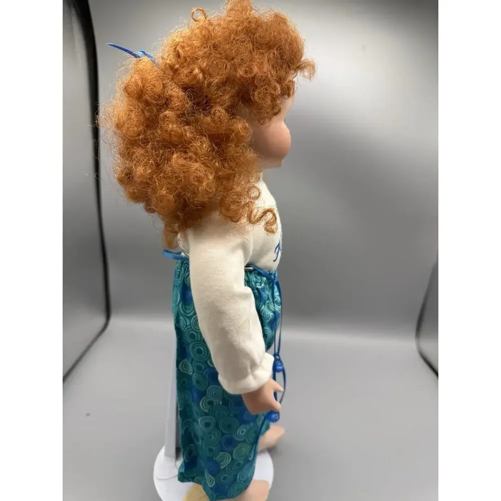 1996 IDMA Florida Tammy Doll Red Hair Green Eyes Artist Doll 14”